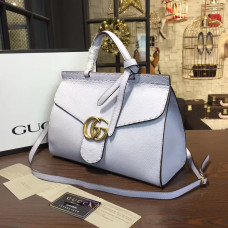 gucci-gg-marmont-leather-tote-bag-replica-bag-silver-11