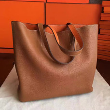 hermes-double-sens-replica-bag-darkorange