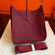 hermes-evelyn-replica-bag-burgundy