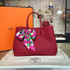 hermes-garden-party-replica-bag-darkred